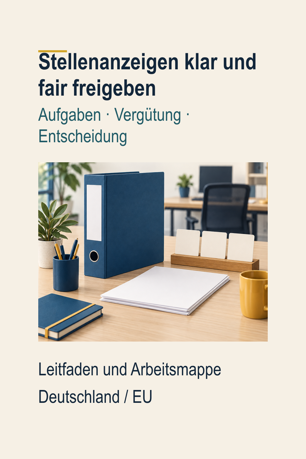 Stellenanzeigen klar und fair freigeben